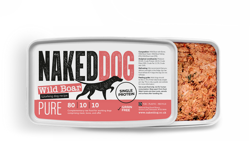 Naked Dog PURE Wild Boar 500g Sample