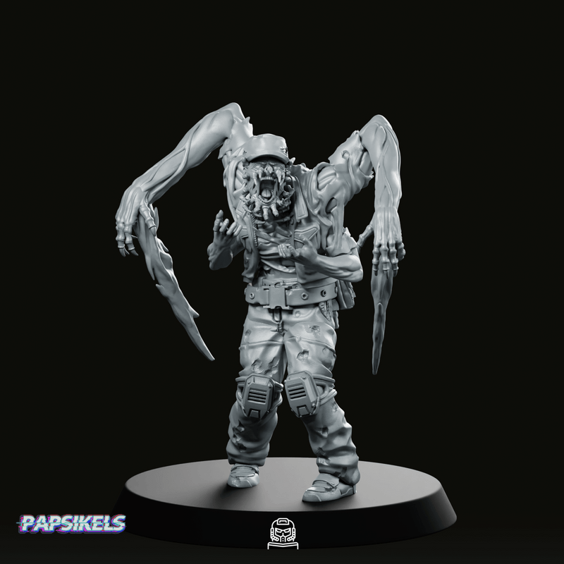 Necromorph Slasher 3 Miniature Sci-Fi Horror Alien