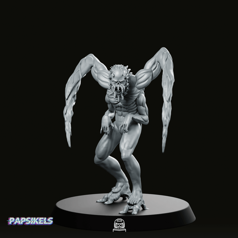 Necromorph Slasher 5 Miniature Alien Horror Creature