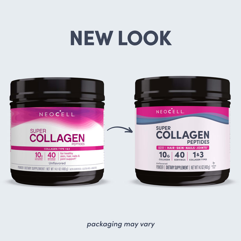 NeoCell Super Collagen Peptides – 10 g per Serving, Gluten Free, Keto, Non-GMO