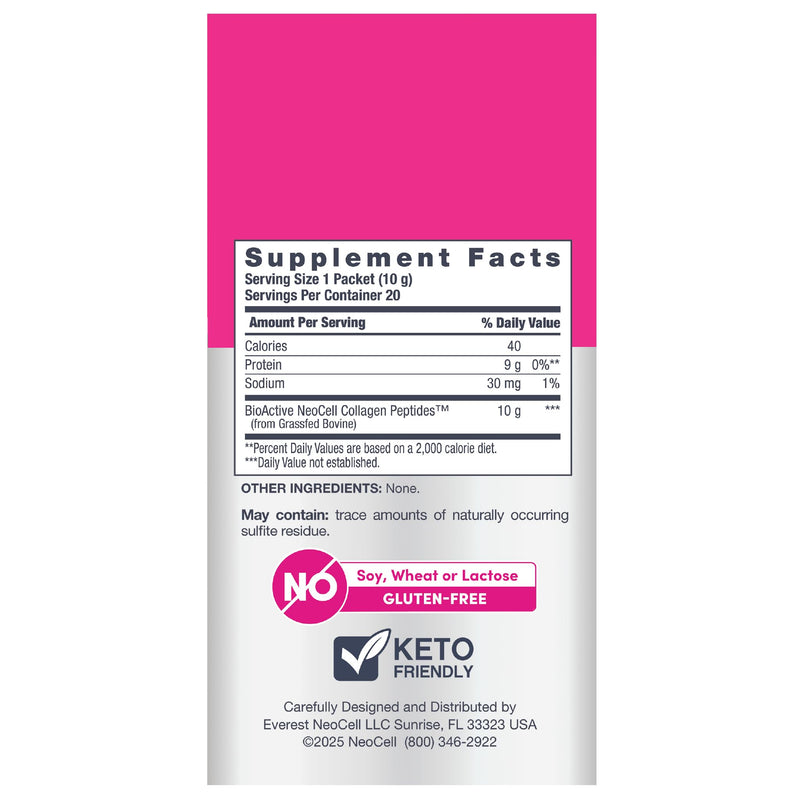 NeoCell Super Collagen Peptides – 10 g per Serving | Keto Certified, Gluten Free