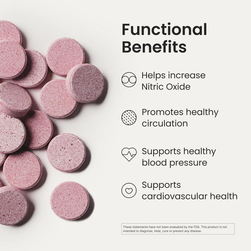 Humann Neo40 Daily – Quick-Dissolve Nitric Oxide Support for Heart & Circulation (30 Fruity Tablets)