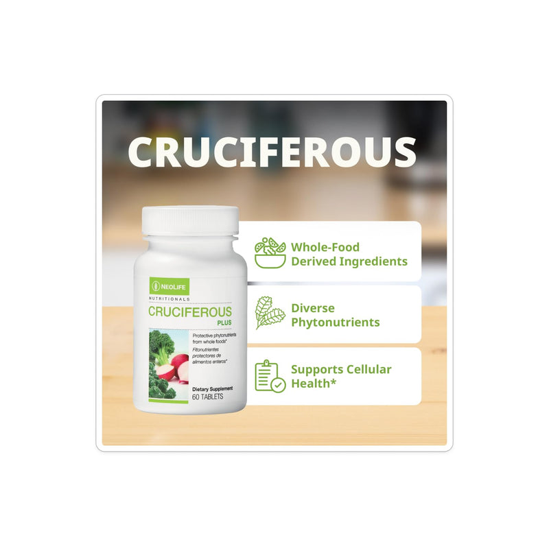 NeoLife Cruciferous Plus - Green Nutrient Blend from Cruciferous Vegetables | 60 Tablets