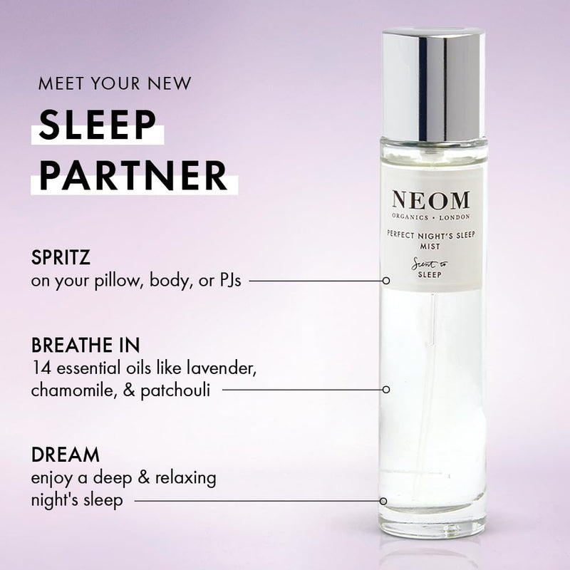 Neom Perfect Night's Sleep Mist for Body & Pillow - 1 fl oz | Lavender & Chamomile