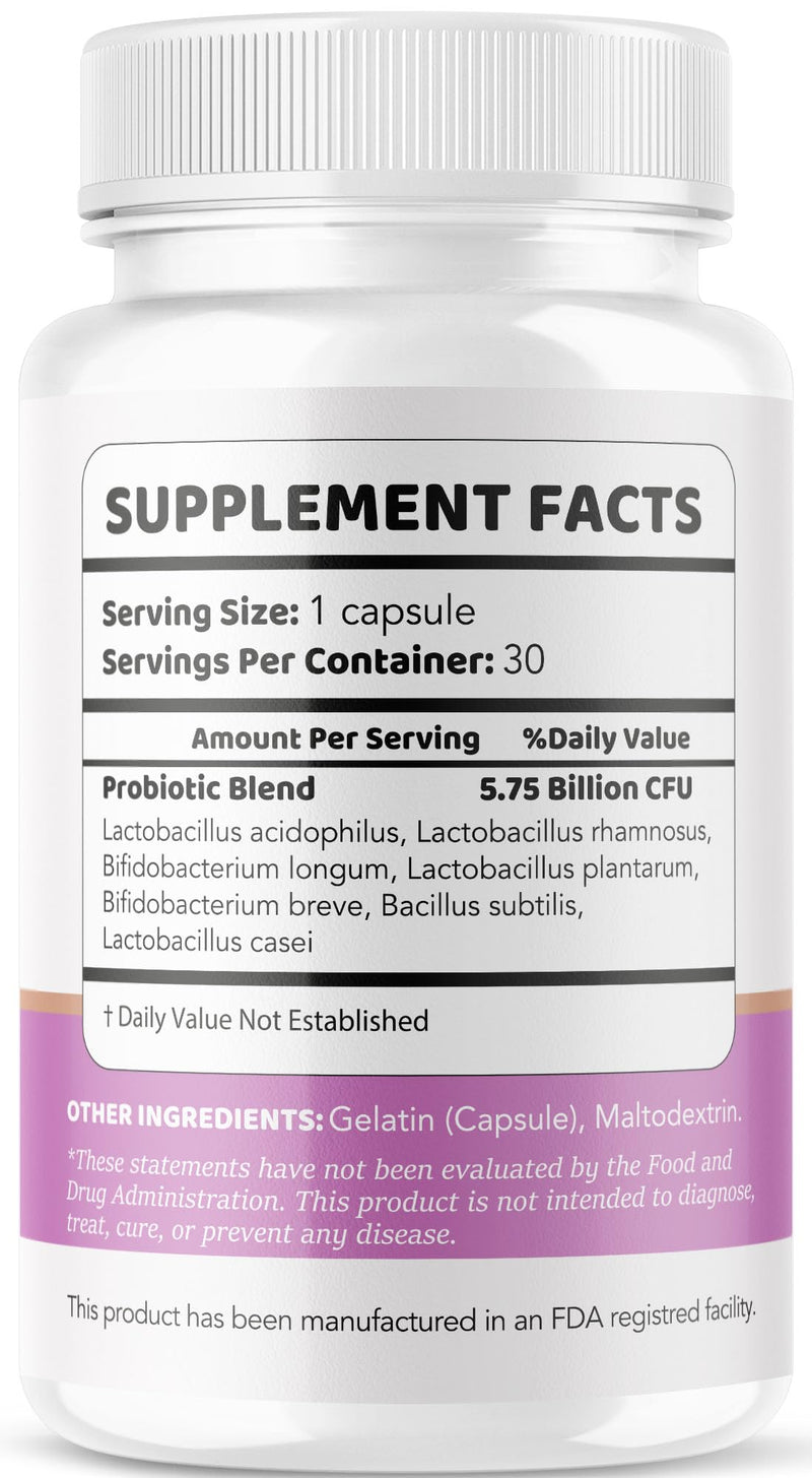 Neotonics Capsules – Official Skin & Gut Probiotics, 30-Capsule 1-Month Formula