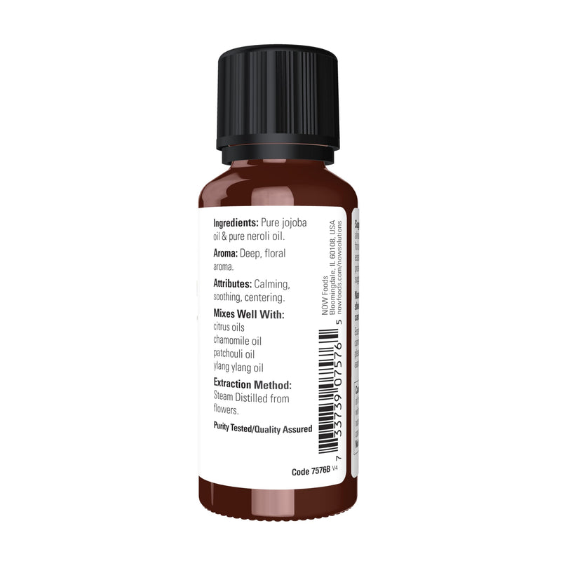 NOW Foods Neroli Oil – 100% Pure, Steam Distilled, Vegan, 1 oz