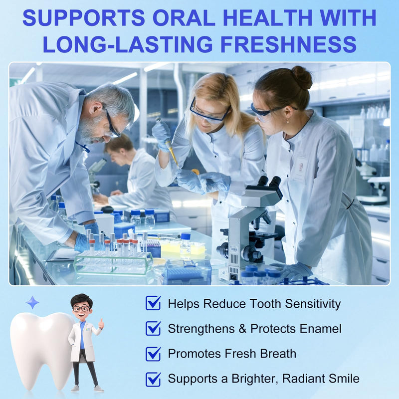 Hydroxyapatite Toothpaste 7.5% – 2 Pack for Sensitive Teeth & Enamel Protection