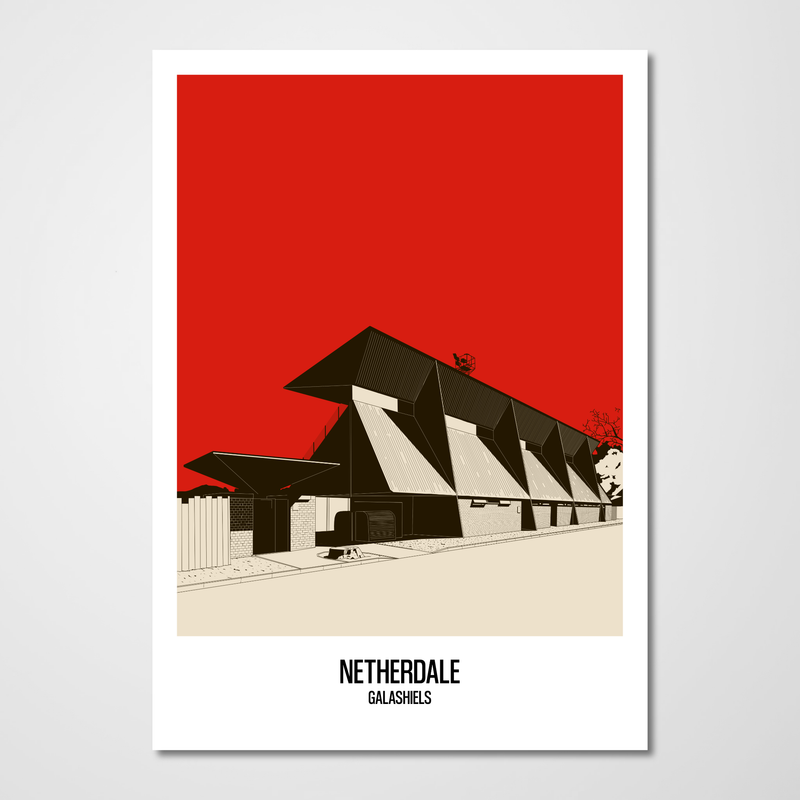 Netherdale Art Print, Gala Fairydean F.C.