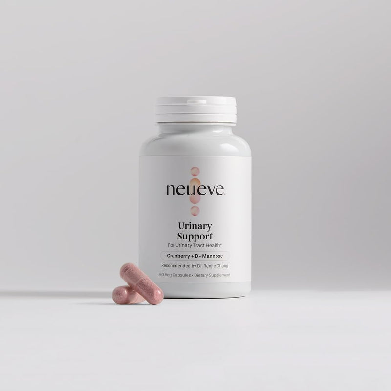 NeuEve Urinary Support Cranberry and D Mannose Supplements for Urinary Health Defense, All-Natural Ingredients | 90 Vegan Capsules