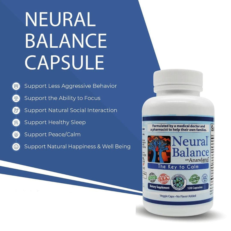 NEURAL BALANCE Anandanol with Proprietary Digestive Enzyme Blend – Capsules (1 Pack)