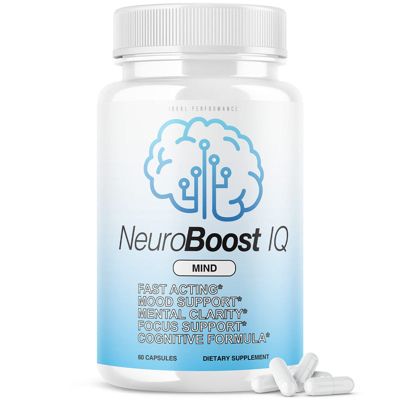 Neuro Boost IQ Supplement - Brain Pills Mind Ben Carson Neuroboostiq (60 Capsules)