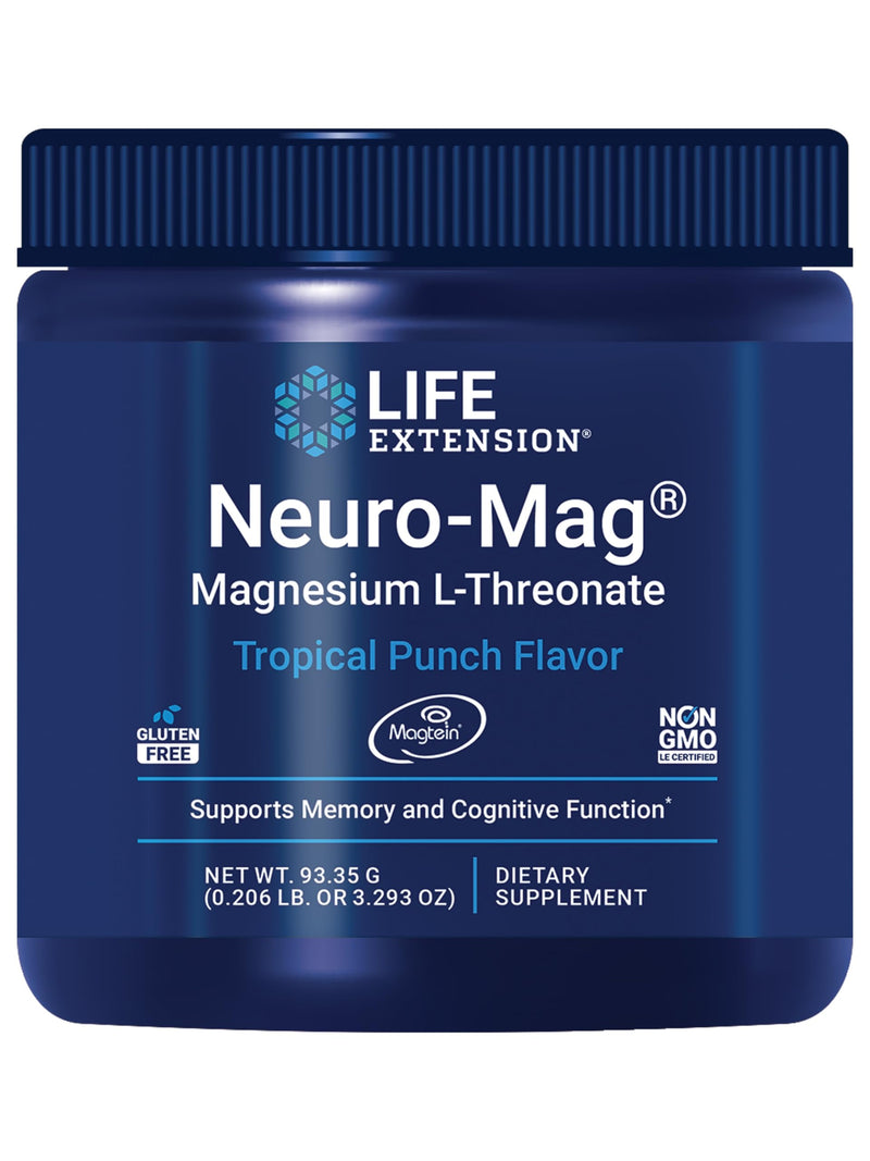 Neuro-Mag Magnesium L-Threonate Powder – Tropical Punch