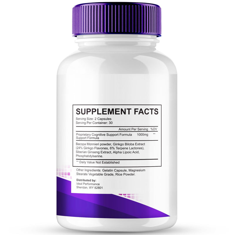 Neurocept Supplement - Brain Health Nootropic Pills | Memory & Focus, 2 Pack