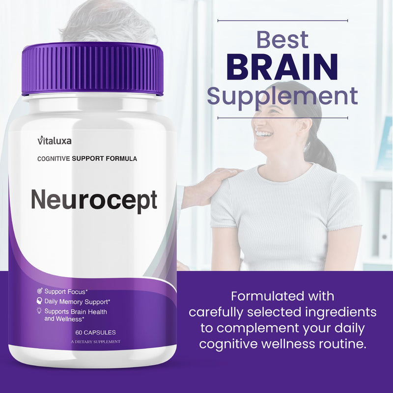 Neurocept Supplement 3-Pack – Memory & Brain Health Capsules (180 Count)