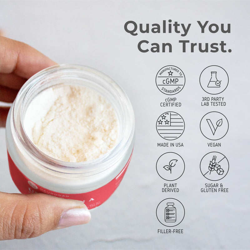 Neurogan Urolithin A Powder 800mg – Daily Wellness, Vegan & Gluten-Free | 30.4g