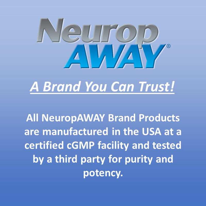 NeuropAWAY Elements S-Acetyl-Glutathione 400mg – Acid-Resistant Capsules, 60ct, CGMP, Third-Party Tested