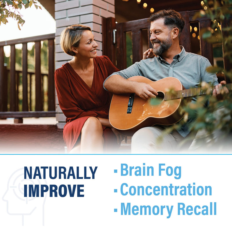 Neutein Natural Brain Booster – Plant-Based Memory & Cognitive Health Supplement (2 Pack, 120 Capsules) – Made in USA