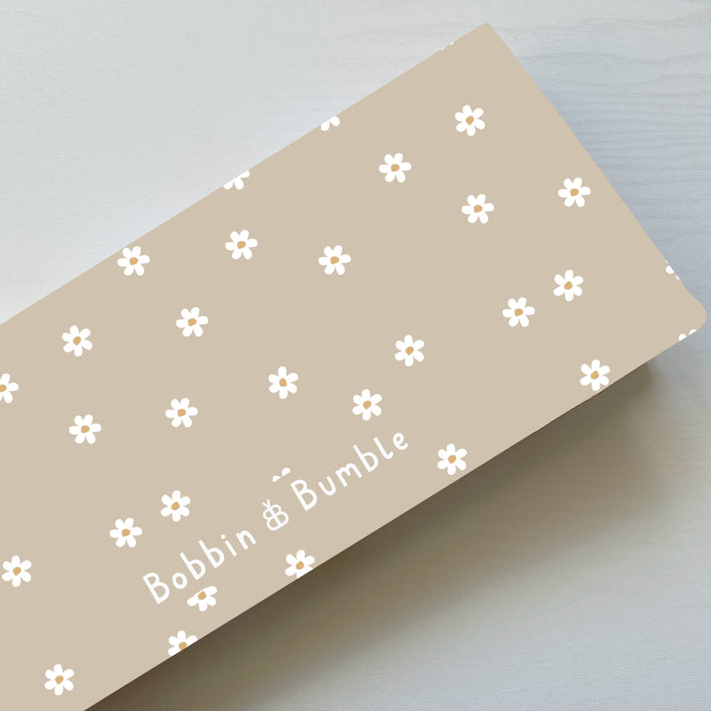 Travel Changing Mat - Neutral Daisy