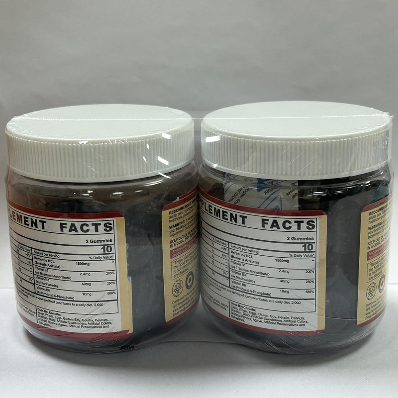 NEVISS Berberine Supplement 1500mg – Vegan, Non-GMO Gummies