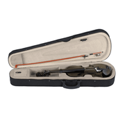 New 3/4 Acoustic Violin Case Bow Rosin Black - InStock