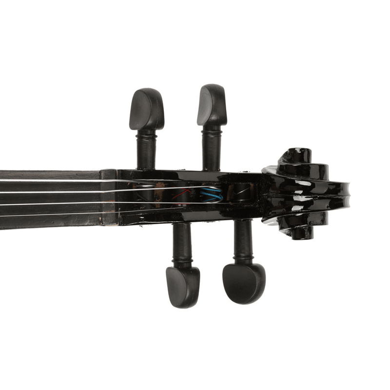 New 3/4 Acoustic Violin Case Bow Rosin Black - InStock