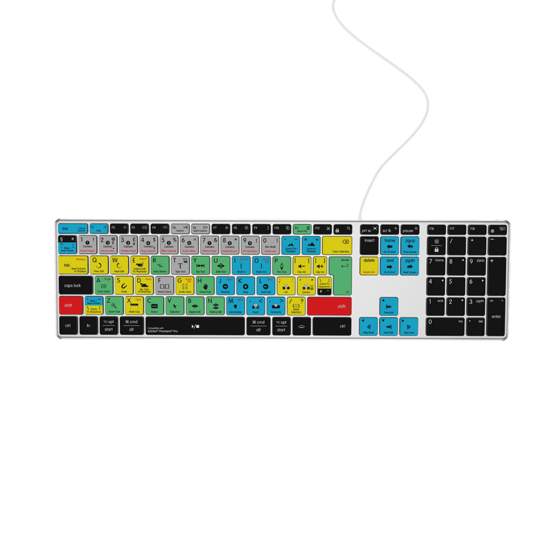 NEW Adobe Premiere Pro Keyboard | Backlit & Wireless | Mac and PC