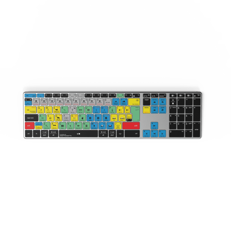 NEW Adobe Premiere Pro Keyboard | Backlit & Wireless | Mac and PC