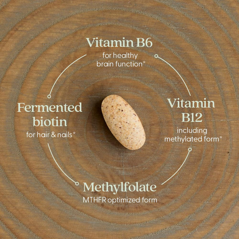 New Chapter Organic Fermented Vitamin B Complex – 30 Count (30 CT)