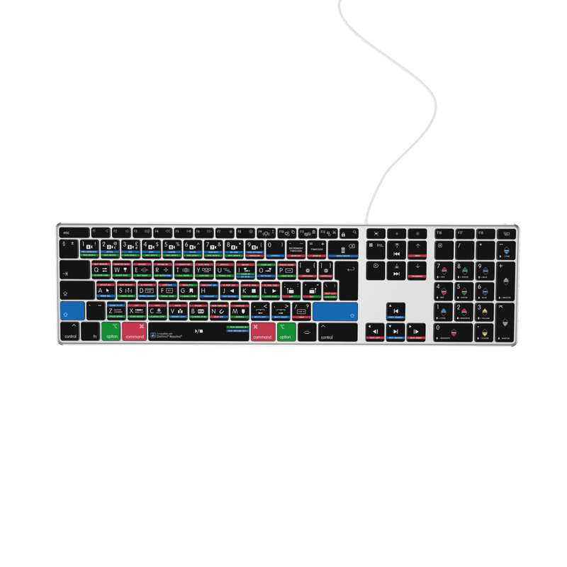 NEW Davinci Resolve Keyboard | Backlit & Wireless | Mac and PC