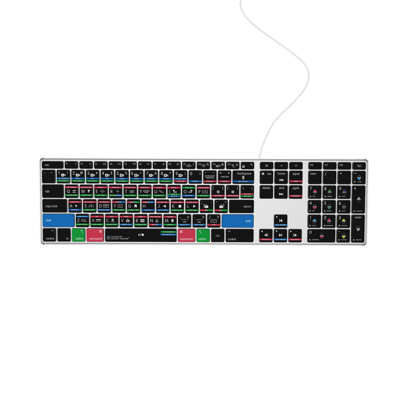 NEW Davinci Resolve Keyboard | Backlit & Wireless | Mac and PC