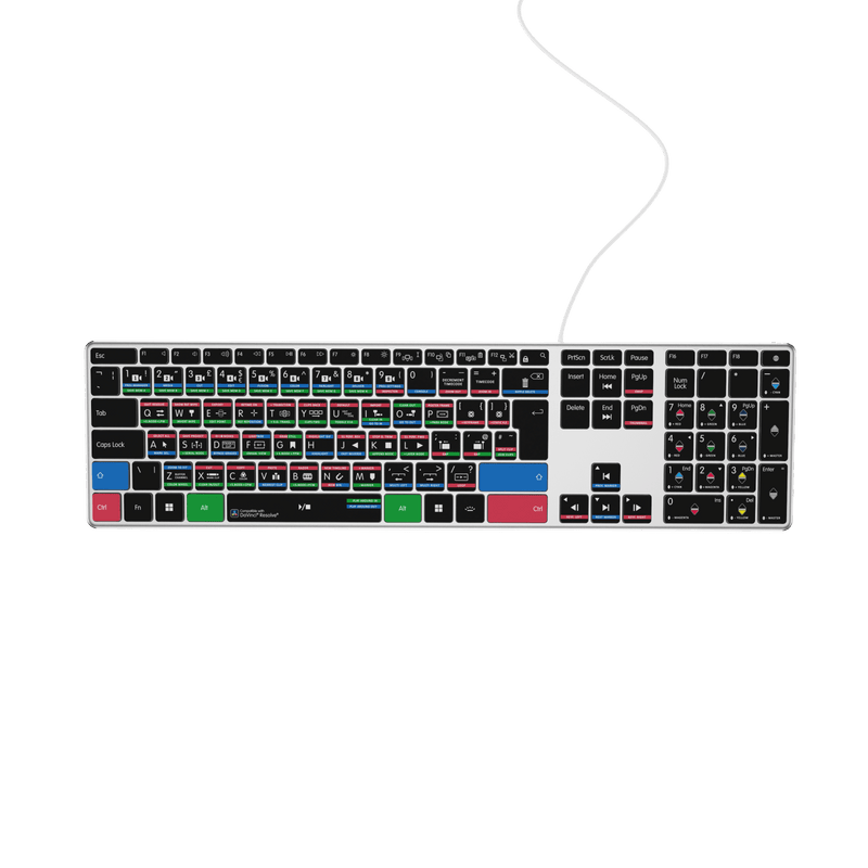 NEW Davinci Resolve Keyboard | Backlit & Wireless | Mac and PC