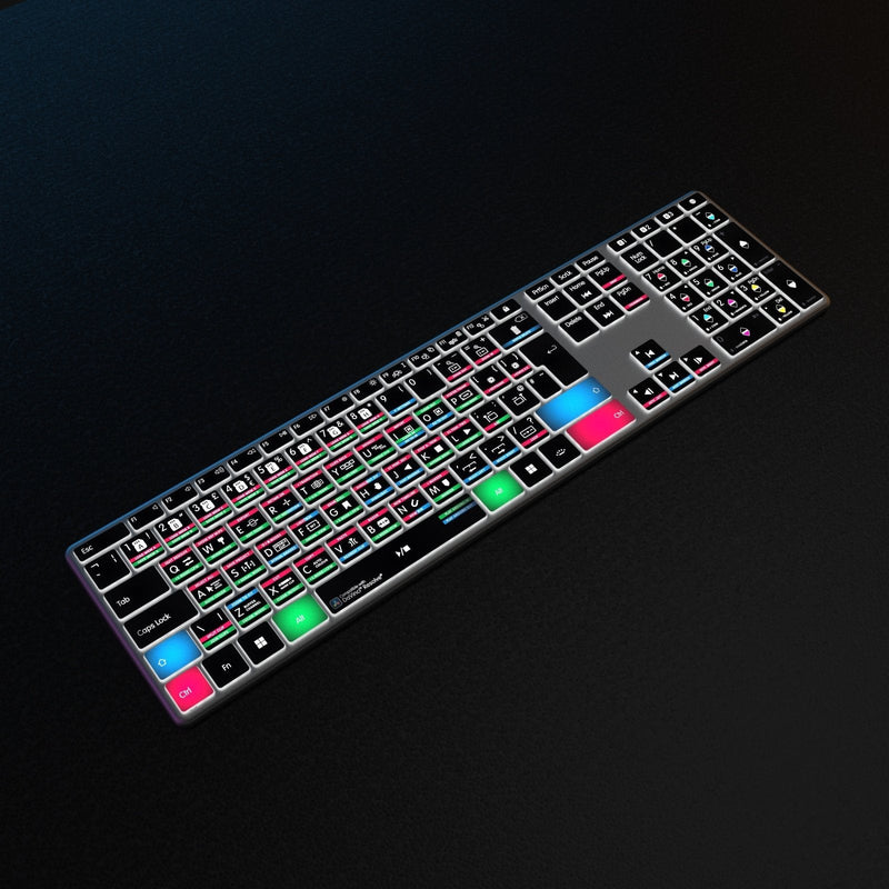NEW Davinci Resolve Keyboard | Backlit & Wireless | Mac and PC
