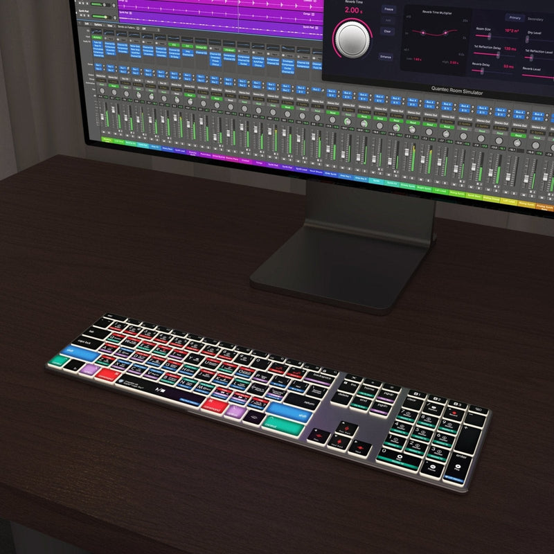 Logic Pro Keyboard | AB10 Backlit | Wired & Wireless | Mac