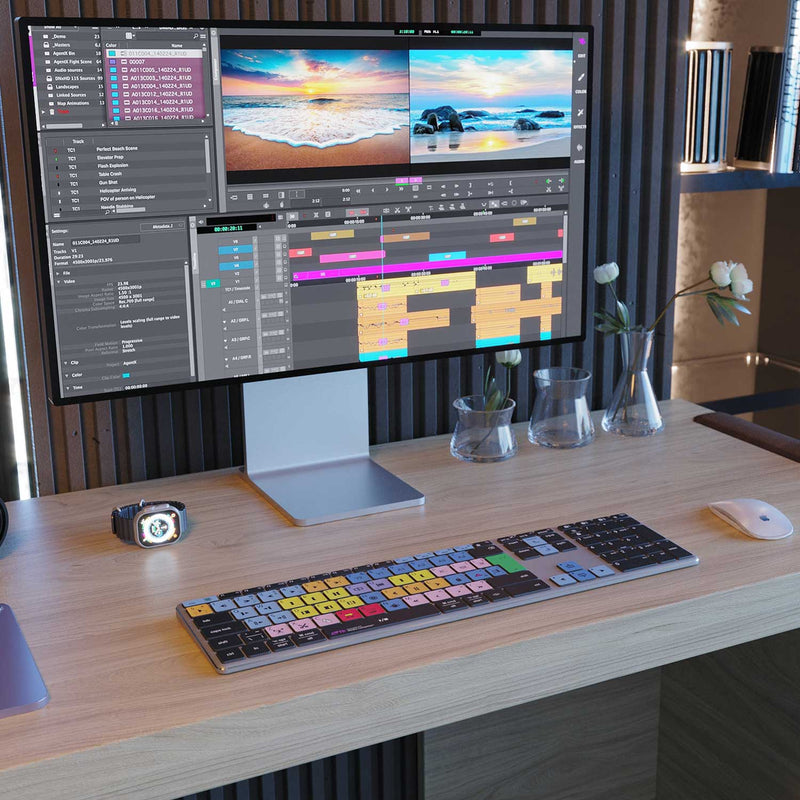 NEW Media Composer Keyboard | Backlit & Wireless | Mac and PC