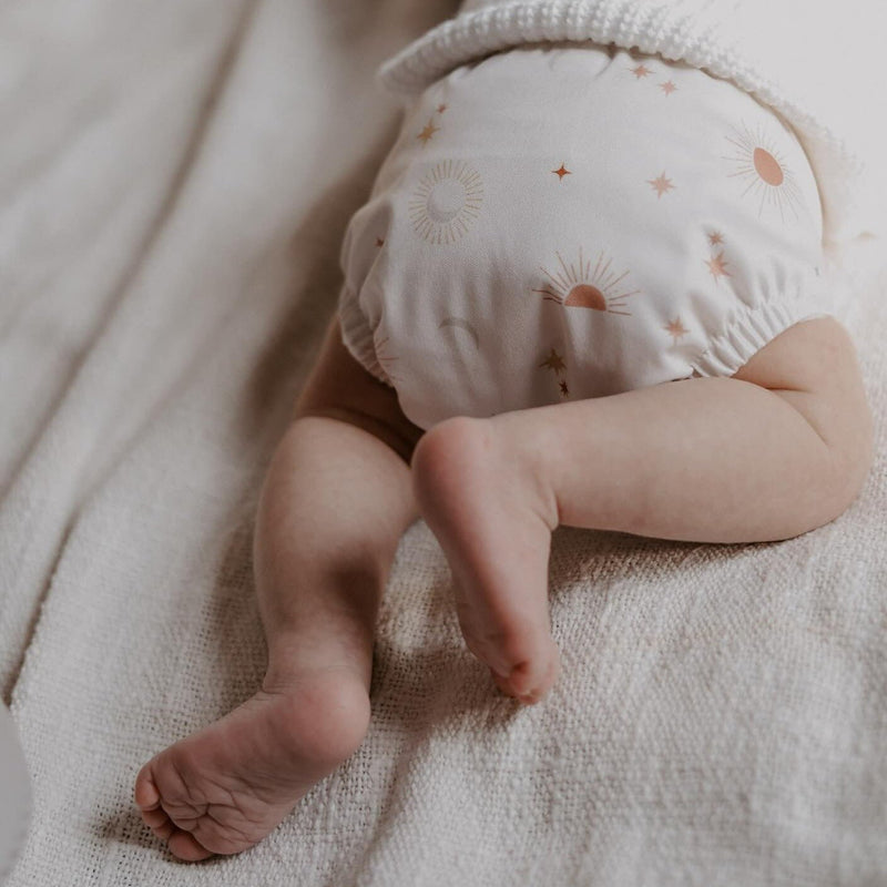 Newborn Reusable Cloth Nappy - Meadow