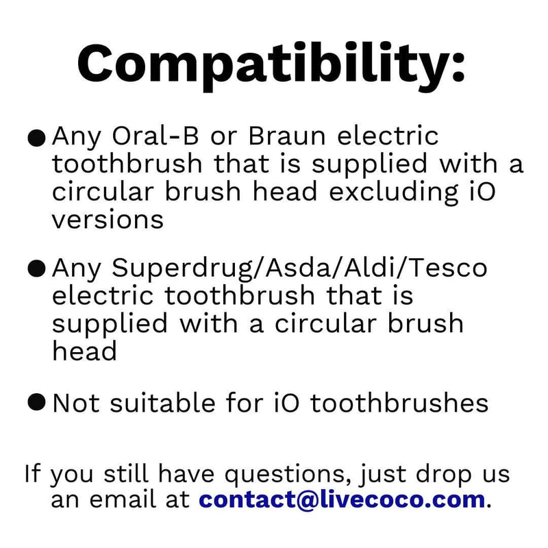 LiveCoco Recyclable Brush Heads Oral-B Compatible