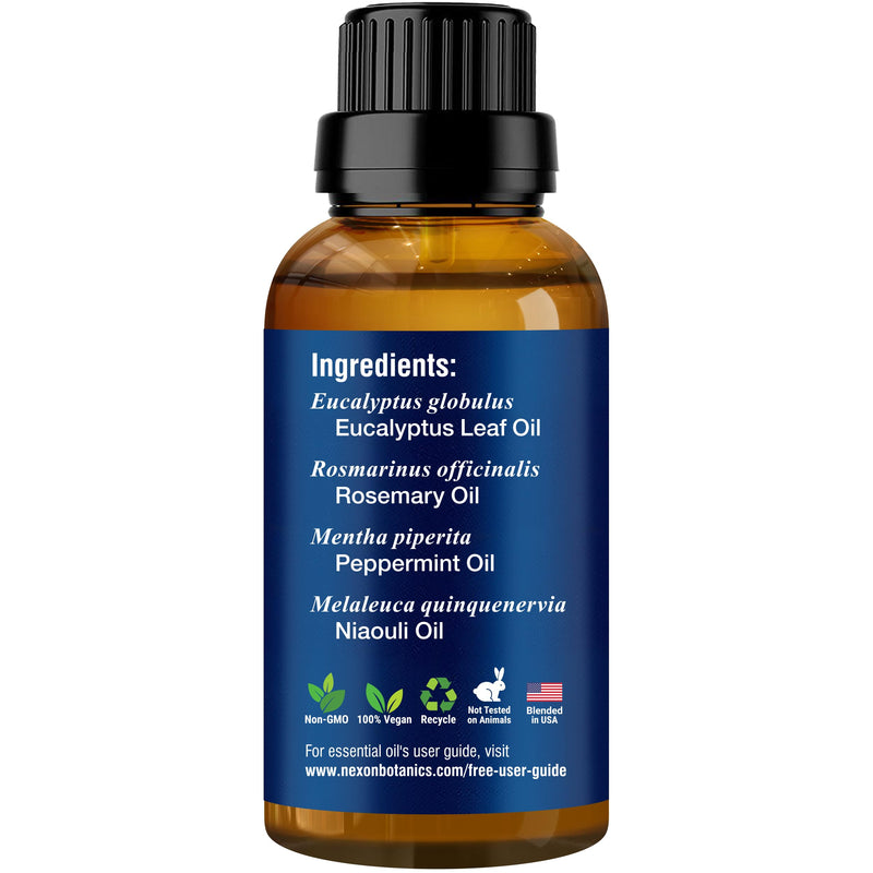 Breathe Essential Oil Blend 30 ml - Sinus Relief | Nexon Botanics