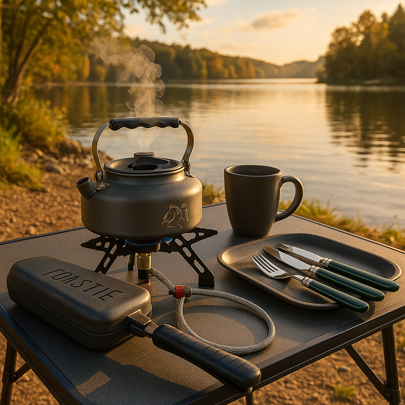 NGT Complete Outdoor Cooking Bundle - 4-Piece Essential Kit