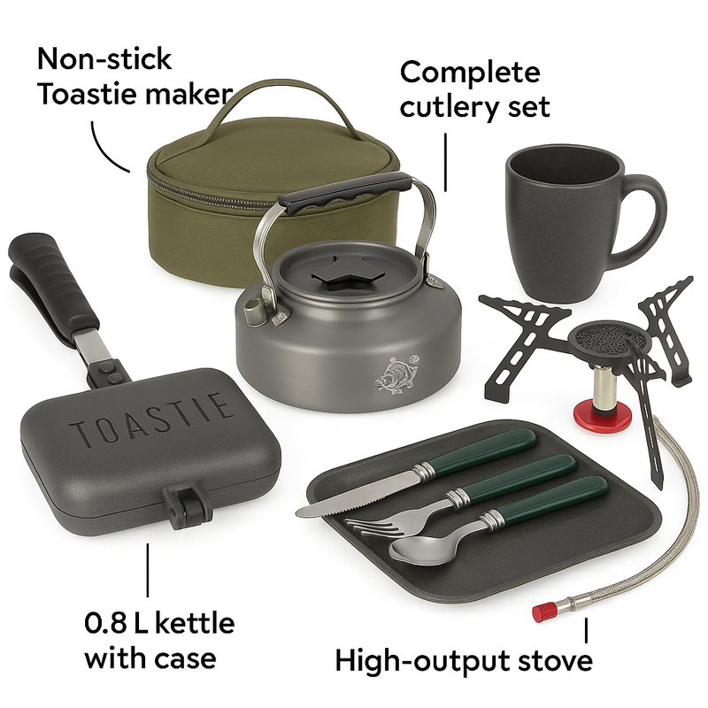 NGT Complete Outdoor Cooking Bundle - 4-Piece Essential Kit