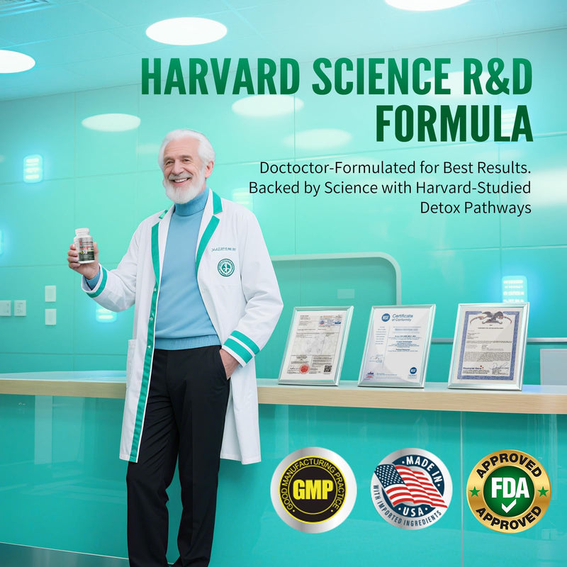 NHDH Harvard Liver Detox – 14-in-1 Herbal Cleanse & Repair, 60 Tablets