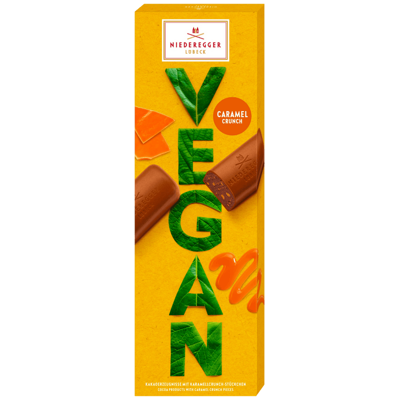 Niederegger | Mini Vegan Caramel Crunch Milk Chocolates | 100g - InStock