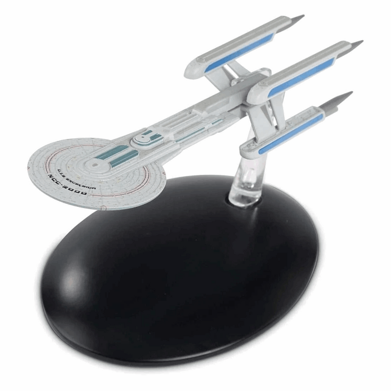 #152 U.S.S. Excelsior (Nilo Rodis Concept I) Diecast Model Ship (Star Trek / Eaglemoss)