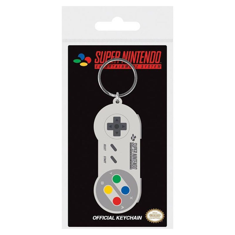 Nintendo Rubber Keychain SNES Controller