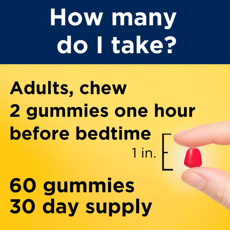 Nature Made Melatonin 10 mg Gummies – Maximum Strength Sleep Aid for Adults, 60-Count (30-Day Supply)