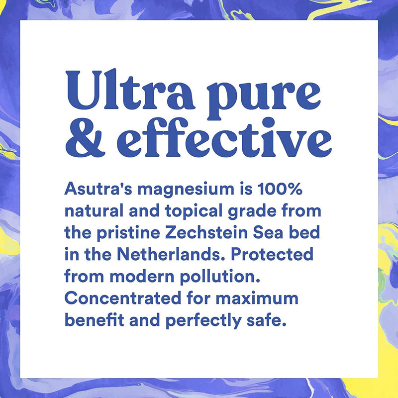 ASUTRA Magnesium Chloride Bath Flakes 2 lbs | Rapid Absorption