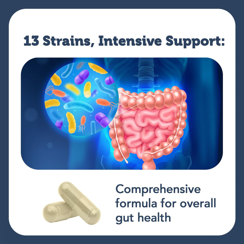Vitamin Bounty Pro-100 Probiotic – 100B CFU, 13 Strains | Gut & Immune Support