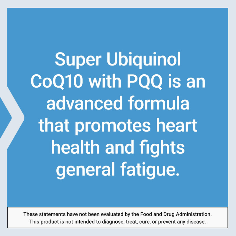 Life Extension Super Ubiquinol CoQ10 with PQQ – 100 mg CoQ10, Heart Health, Maximum Absorption, Non-GMO, Gluten-Free, 30 Softgels