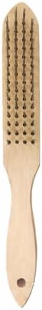 Heavy Duty Brass Wire Brush for Rust & Paint Removal