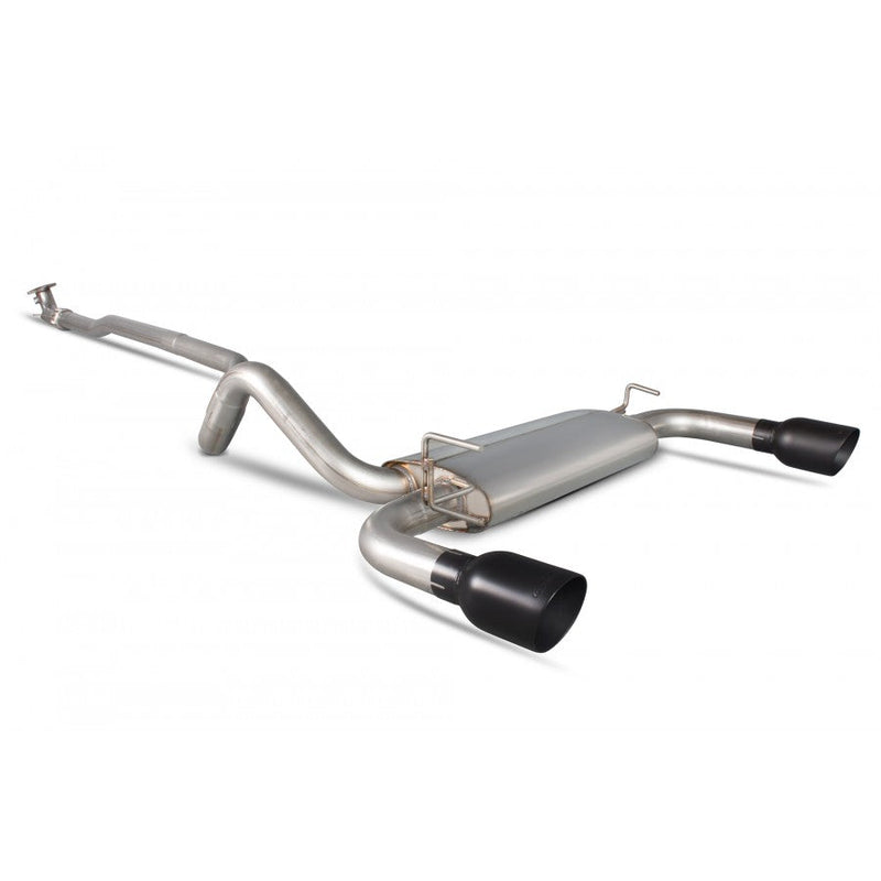 Fiat 500/595/695 Abarth (IHI & Garrett Turbo) Scorpion Exhausts Cat Back None Resonated