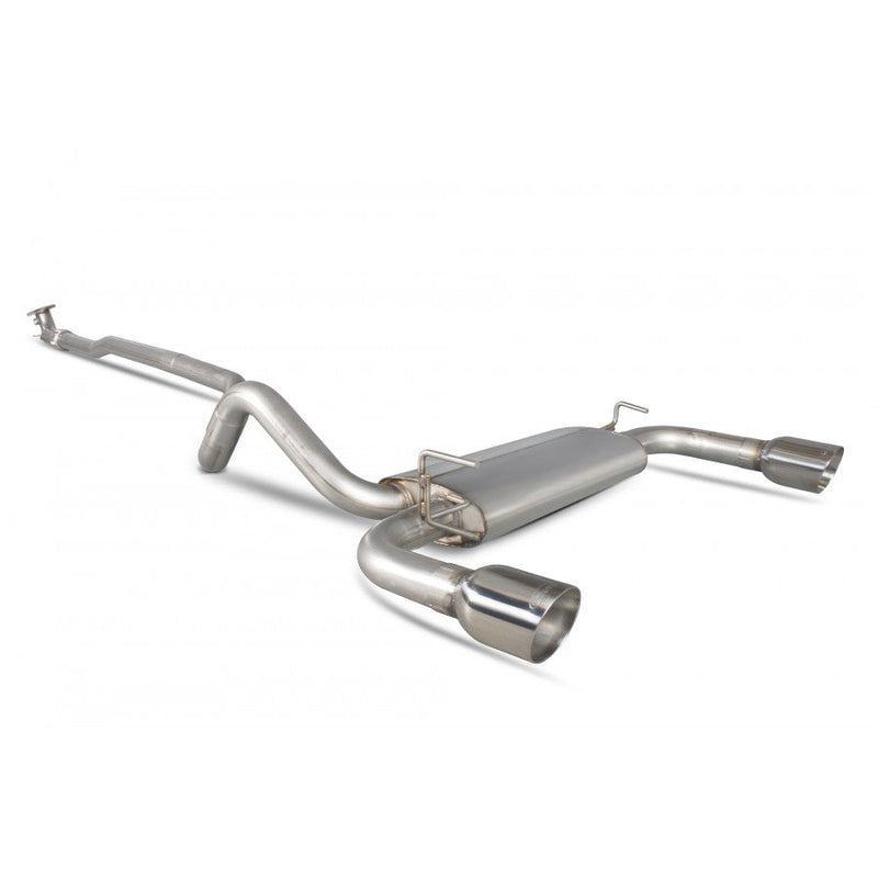 Fiat 500/595/695 Abarth (IHI & Garrett Turbo) Scorpion Exhausts Cat Back None Resonated